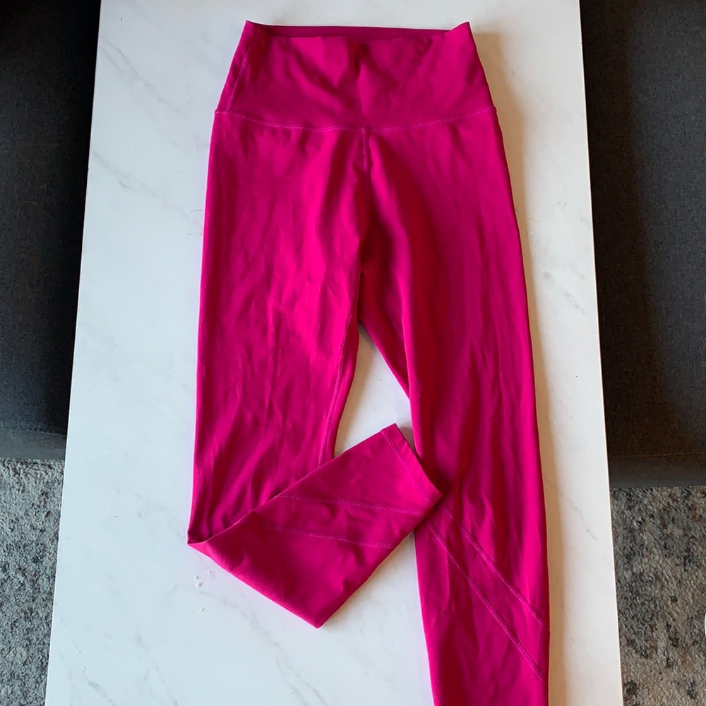 Hot pink compression buttery soft leggings